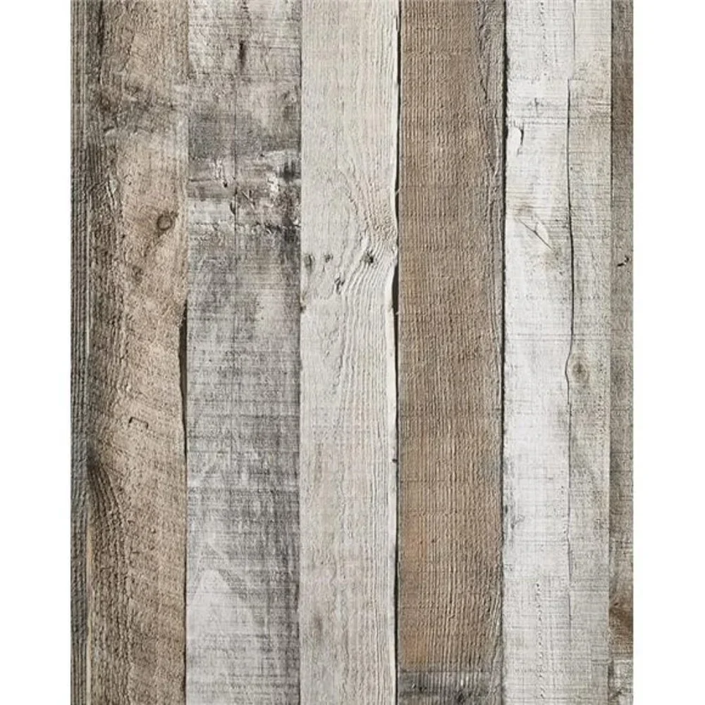Natural Wood-Grey Peel &‎ Stick Wallpaper 17.3